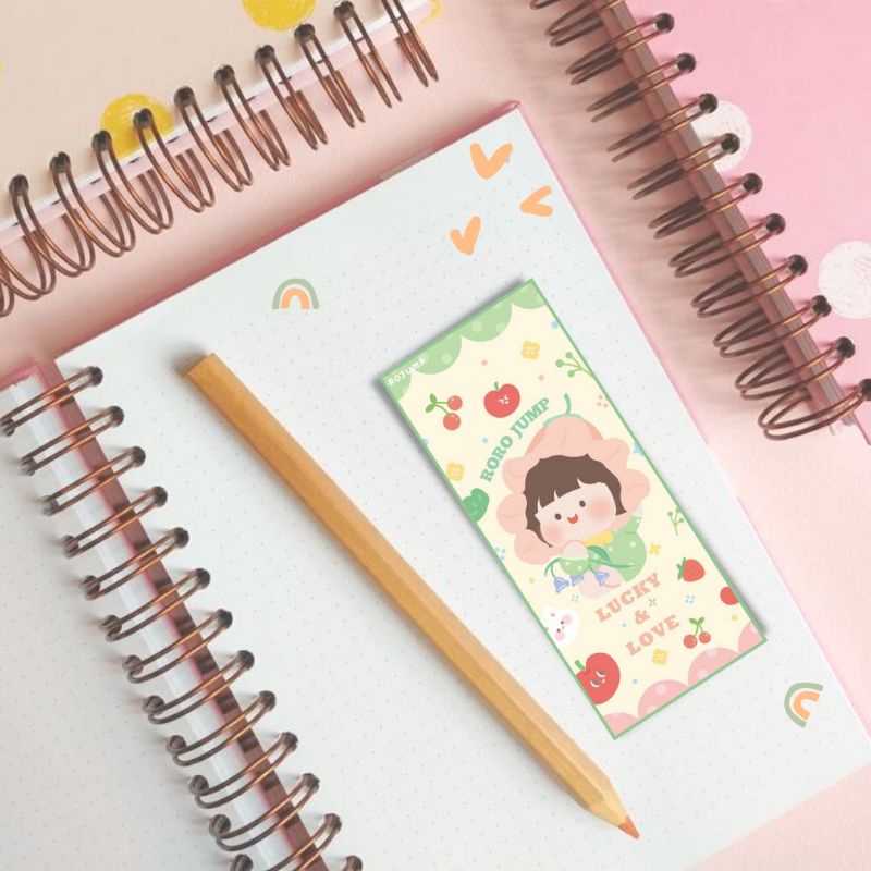 

PEMBATAS NOVEL BOOKMARK PENANDA NOTEBOOK KARAKTER ROROJUMP