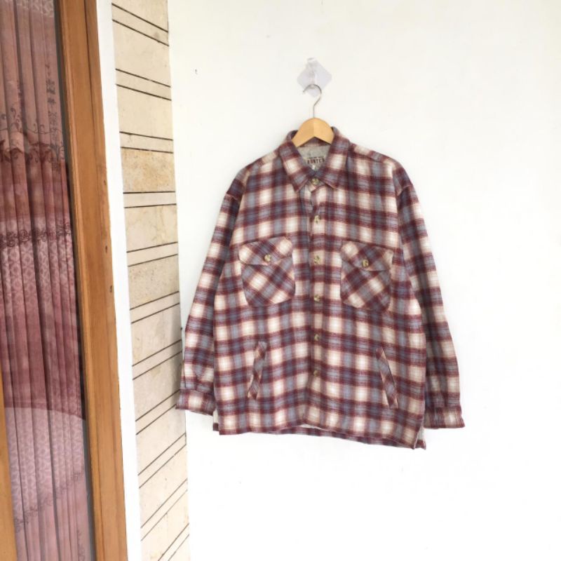 HUNTER OUTER FLANEL JAKET 4 POCKET NOT UNIQLO