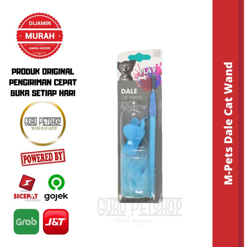 M-Pets Dale Cat Wand Premium Cat Toy / Mainan Kucing Pancing Tikus