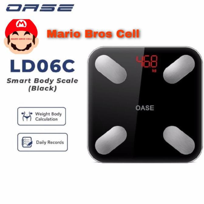 Oase Smart Body Scale Ld06C-Timbangan Berat Badan Digital Wireless Duaratusstore200