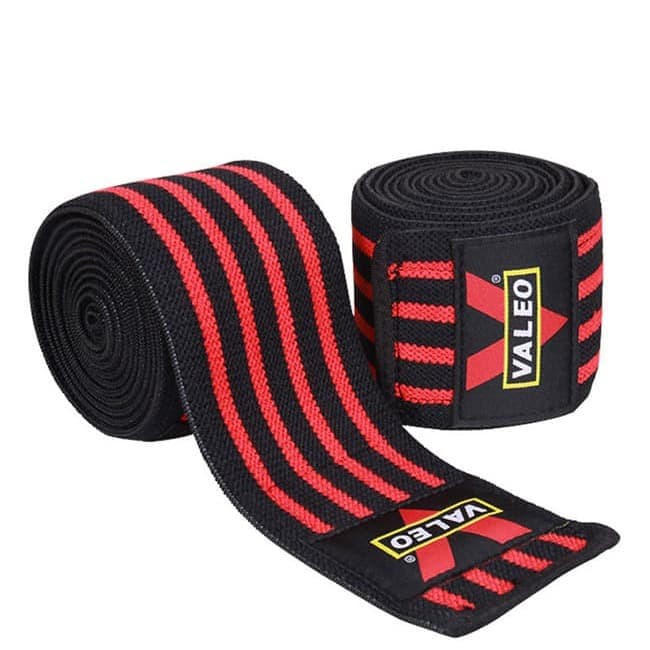 Jual Valeo Knee Wraps Fitness Squat Deadlift Wrap Knee Support Strap
