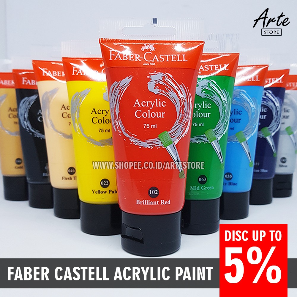 Cat Acrylic Faber Castell 75 ml