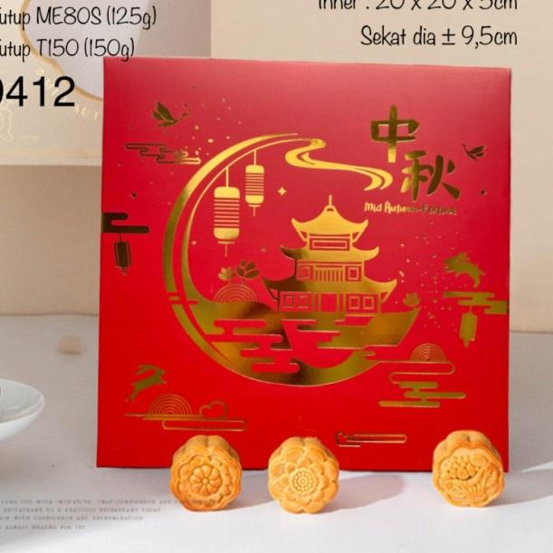

ヤ K9412 Kotak Box Kue Bulan Mooncake Besar 100-150gr Pia Bolu dll