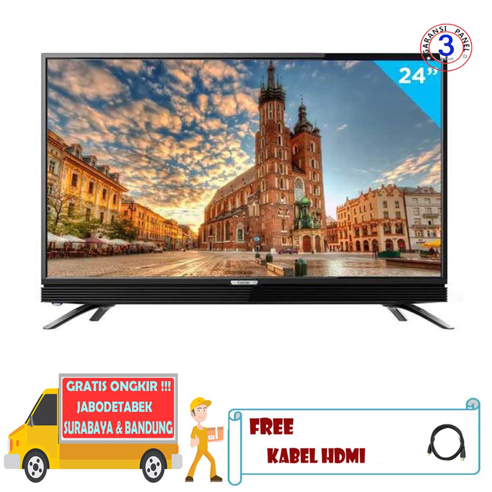 LED TV Coocaa 24 INCH 24D1A Inch Bonus HDMI 1.5M - Khusus Pengiriman Jabodetabek, Surabaya & Bandung
