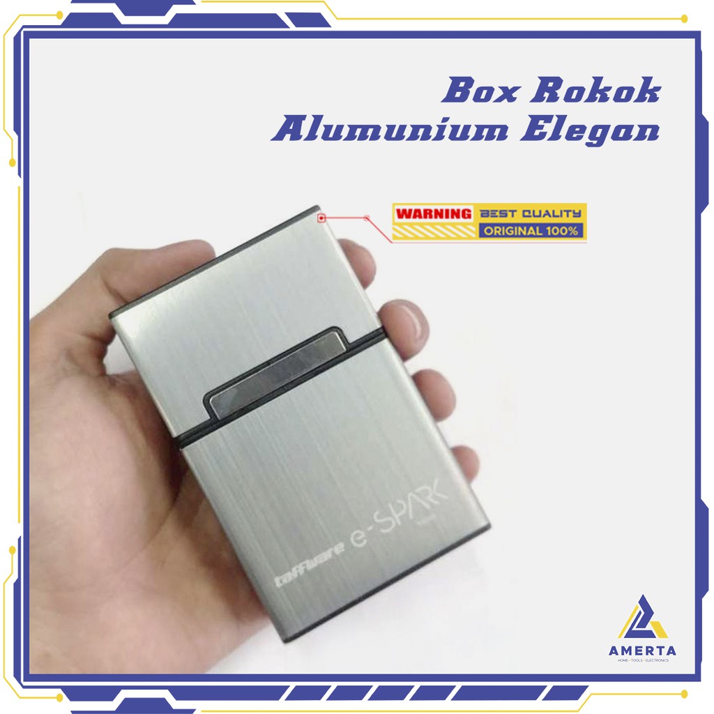 Kotak Simpan Roko Elegan Aluminium Case Firetric - Black