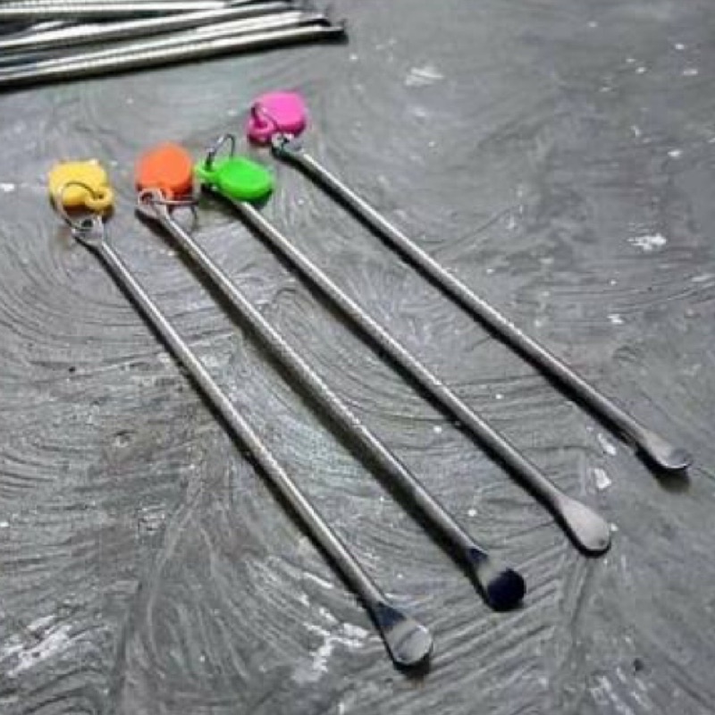 pengorek kuping besi stainless steel korek kuping besi pembersih kuping cotton bud