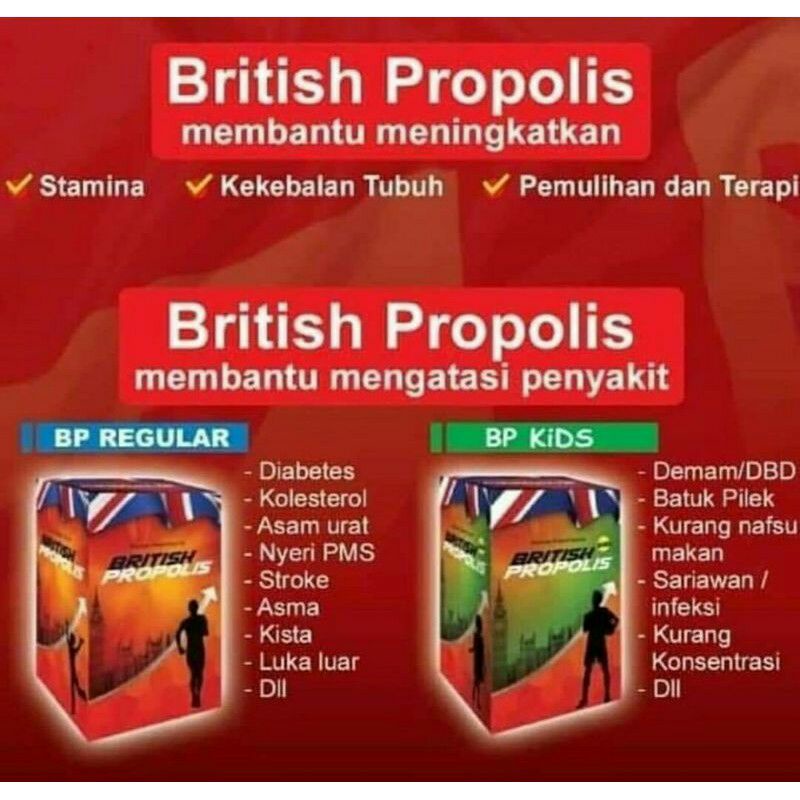 British Propolis BP Dewasa Anak Kids By Ippho Santosa Asli Original 100% Multivitamin Suplemen Keseh