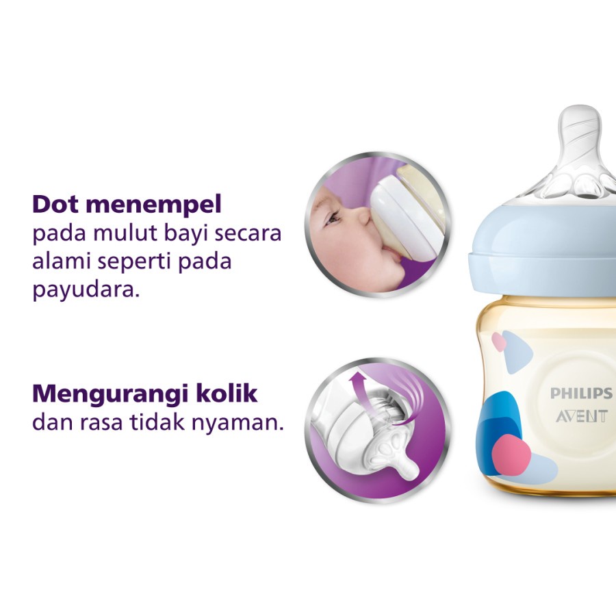 PHILIPS AVENT NATURAL PPSU TWIN BOTTLE 0M+ 125ML SCF581/20