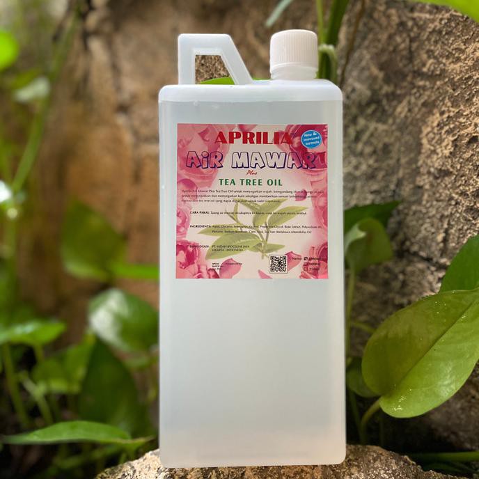 Bagus Aprilia Air Mawar Rose Water With Tea Tree Oil 1 Liter / Toner Wajah Berkualitas