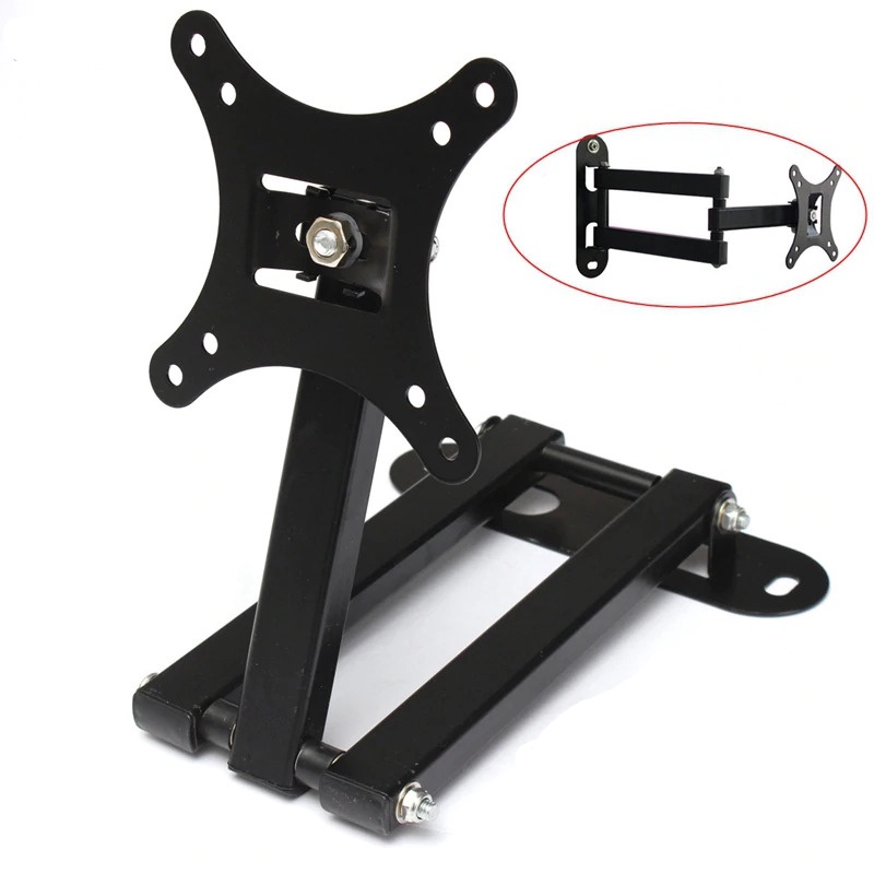 Telescopic TV Bracket 100 x 100 Pitch for 10-26 Inch TV - X-100 - Black