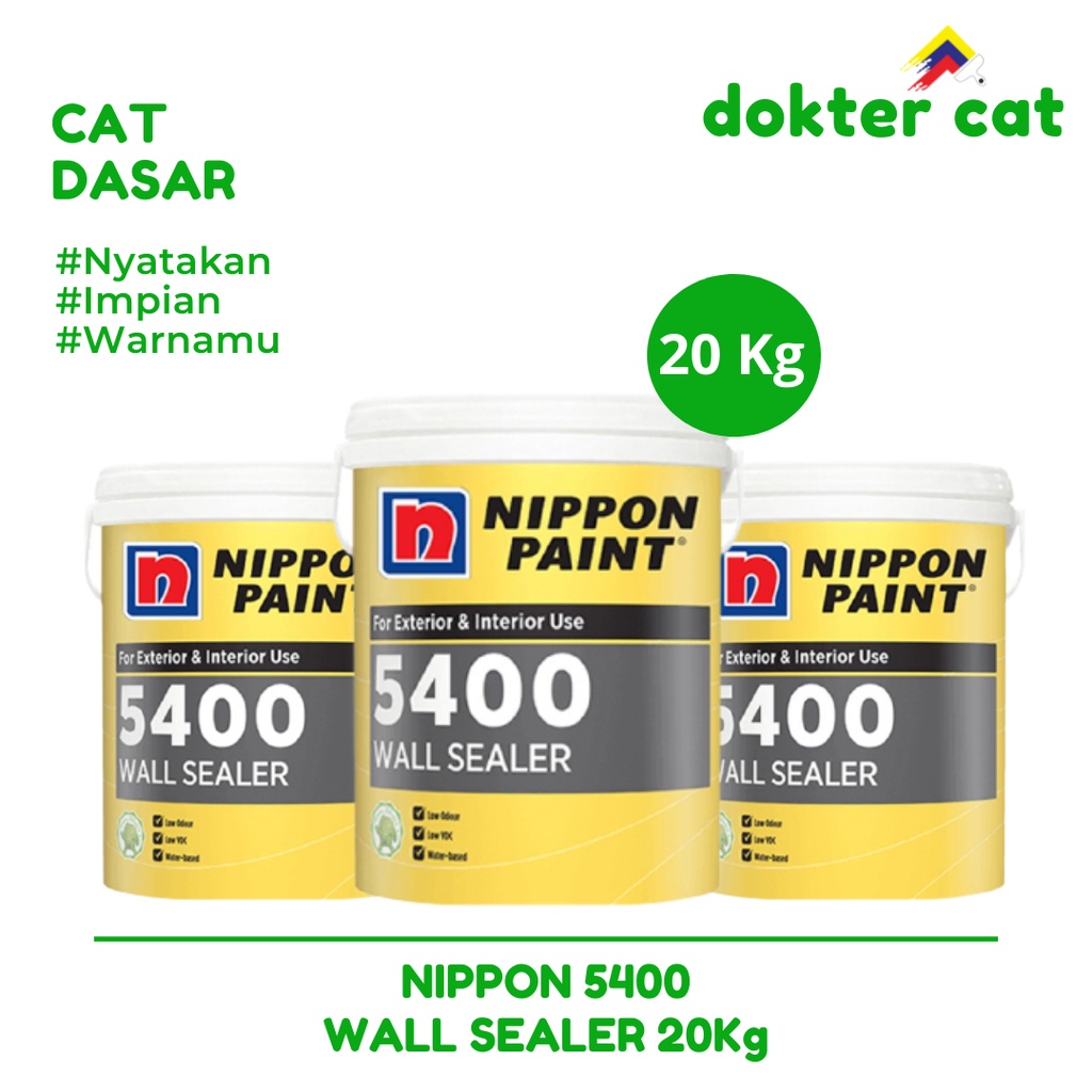 Jual NIPPON 5400 WALL SEALER 20 Kg / CAT NIPPON PAINT / CAT DASAR ...