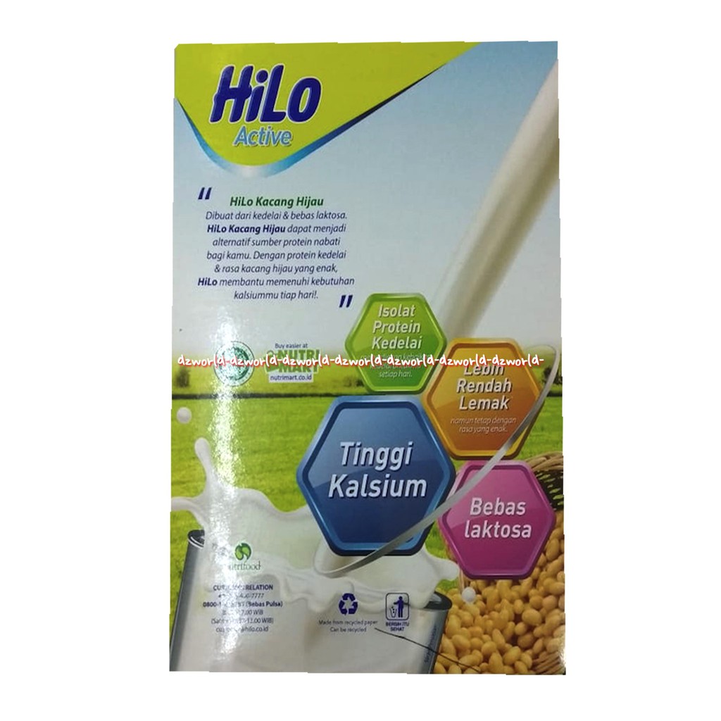 Hilo 200gr Kacang Hijau Protein Kedelai Susu Hilo Kacang Kedelai Soya Hailo Minuman Serbuk Kedelai Rasa Kacang Hijau Soy Milk Mug Bean