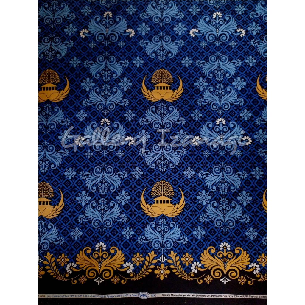 KAIN BATIK KORPRI TERBARU 2022 C 50S Ukuran 1 Baju