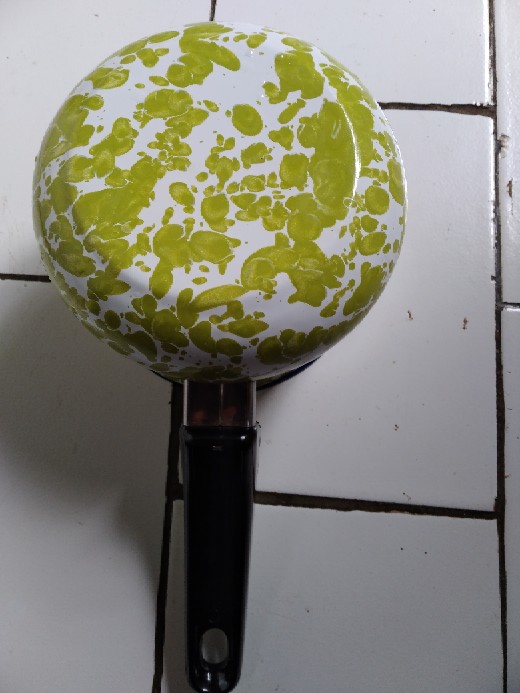 Kedaung Swirl Panci Susu / Milk Pan Green Denby 13 Cm 710 Ml