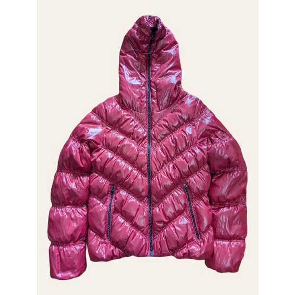 jaket bulu angsa wanita guess - jaket musim salju guess