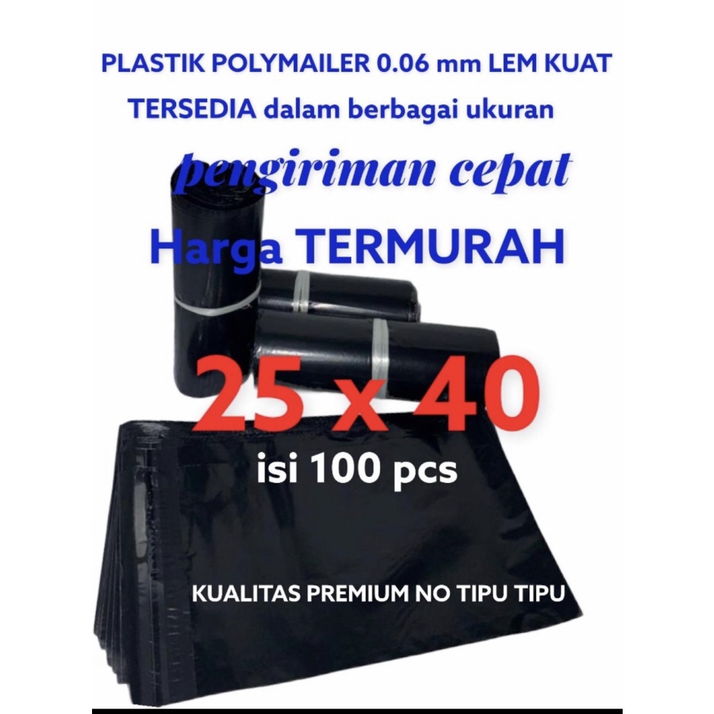 PLASTIK PACKING POLYMAILER 25x40CM