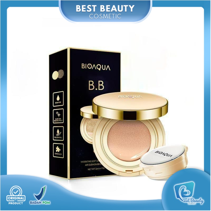 ★ BB ★  Bioaqua Cosmetics Hydrating Soft And Flawless Air Cushion BB Cream - BIO AQUA