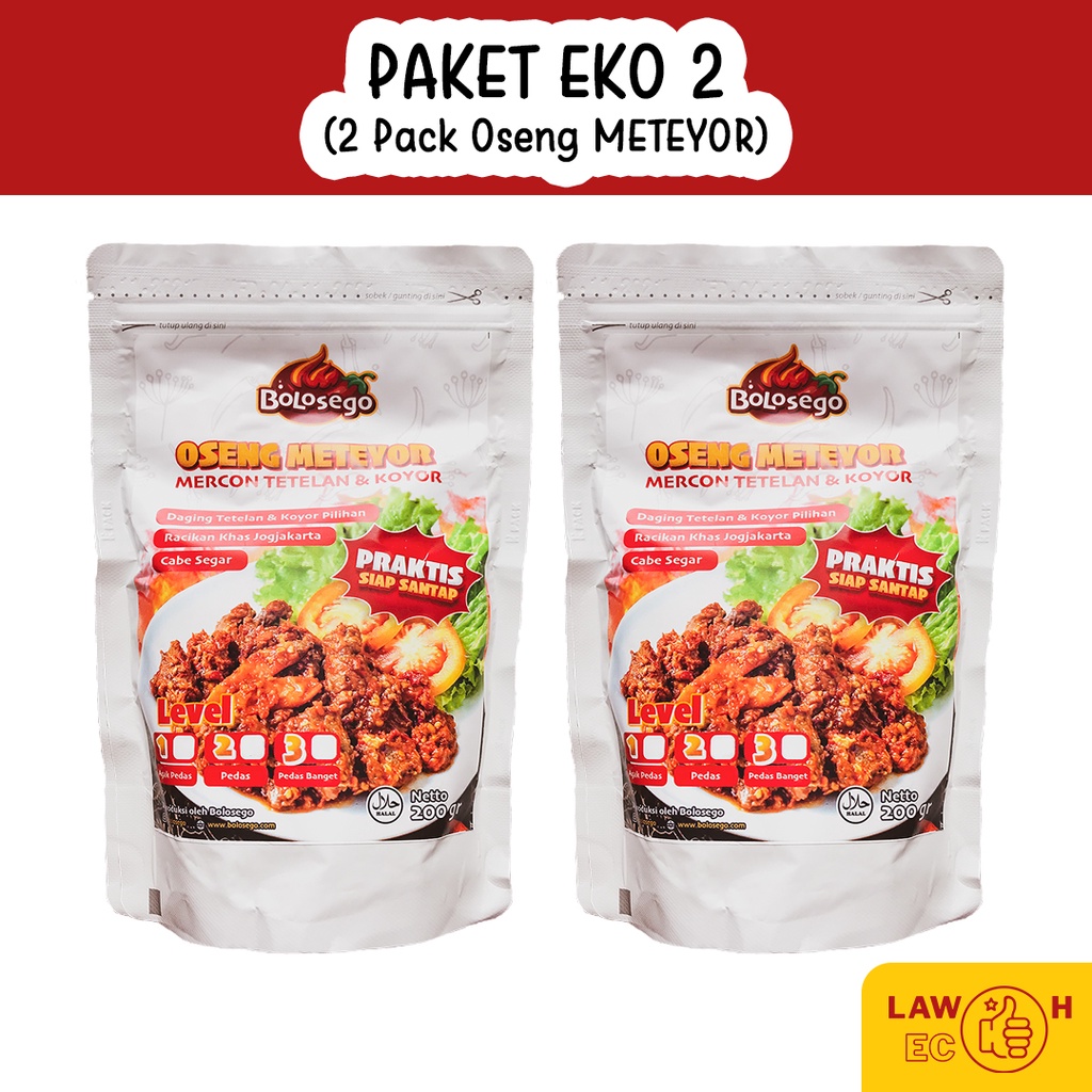 BOLOSEGO PAKET EKO 2 - 2 Pack Oseng METEYOR