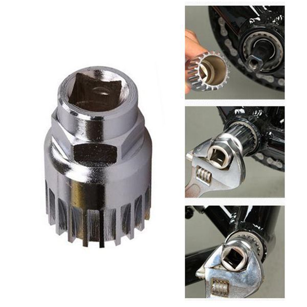 Spare Part Bersepeda: Set Alat Perbaikan Pelepas Crank Pembuka Braket Bawah Obeng Hexagon