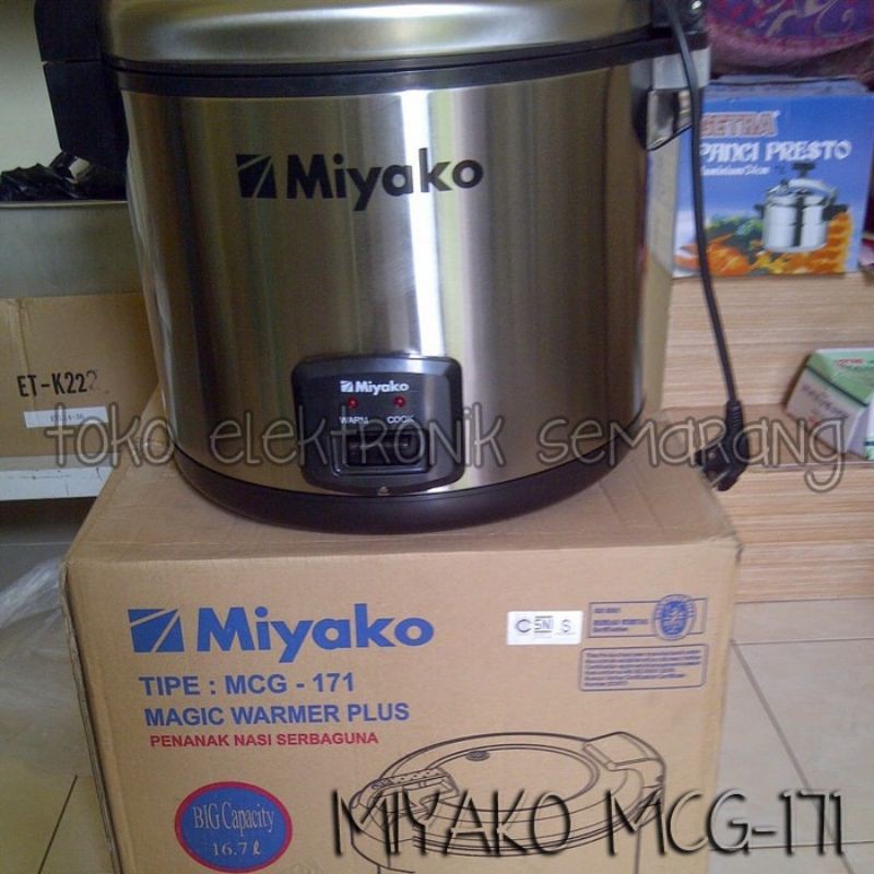 Miyako MCG 171 Penanak Nasi Serbaguna 6L Magic Warmer Plus Rice Cooker