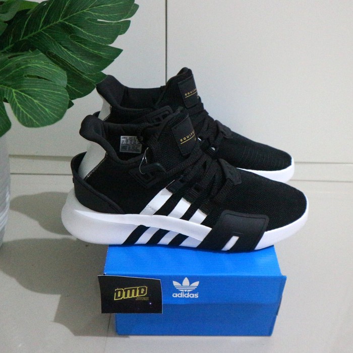 TERMURAH Sepatu Adidas EQT Bask ADV Black List White SNEAKERS RUNNING ORIGINAL IMPORT