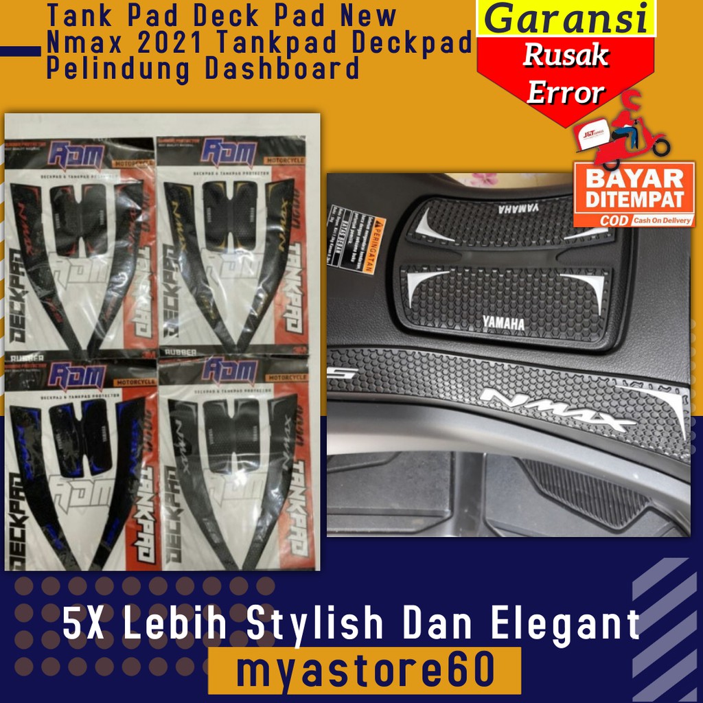 Tank Pad Deck Pad New Nmax 2021 Tankpad Deckpad Pelindung Dashboard Aksesoris Yamaha New Nmax 2021