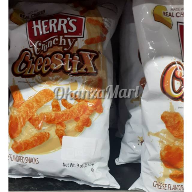 

Herr's Herrs Crunchy Cheestix Dua Varian 225gr