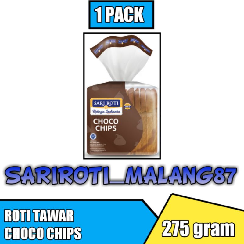 

sari roti tawar choco chips