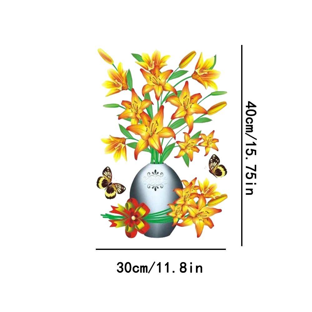 Nickolas1 Perekat Bunga Ada Sisa Hidup Mudah Dikupas Dan Ditempel Desain Terawang Safety Tidak Berbau Vas 3D
