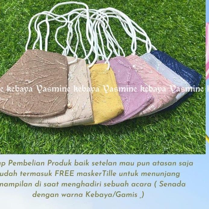 ➦ SETELAN AURORA SELENDANG LILAC/LAVENDER /KEBAYA WARNA UNGU ♥