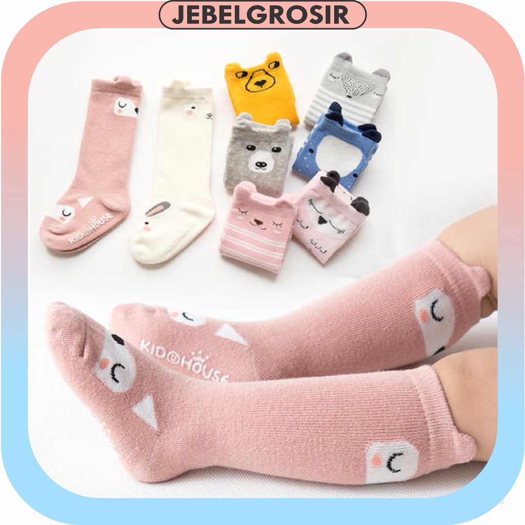 Kaos Kaki Panjang Bayi ala Korea / Kaos Kaki Anti Slip Panjang Bayi 372