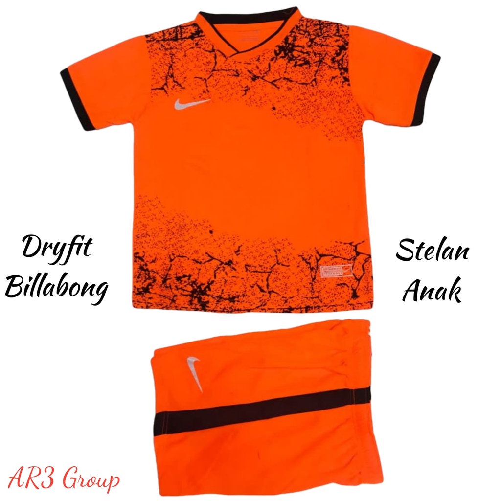 Stelan anak laki/perempuan baju olahraga baju bola baju footsal baju stelan anak SD SMP