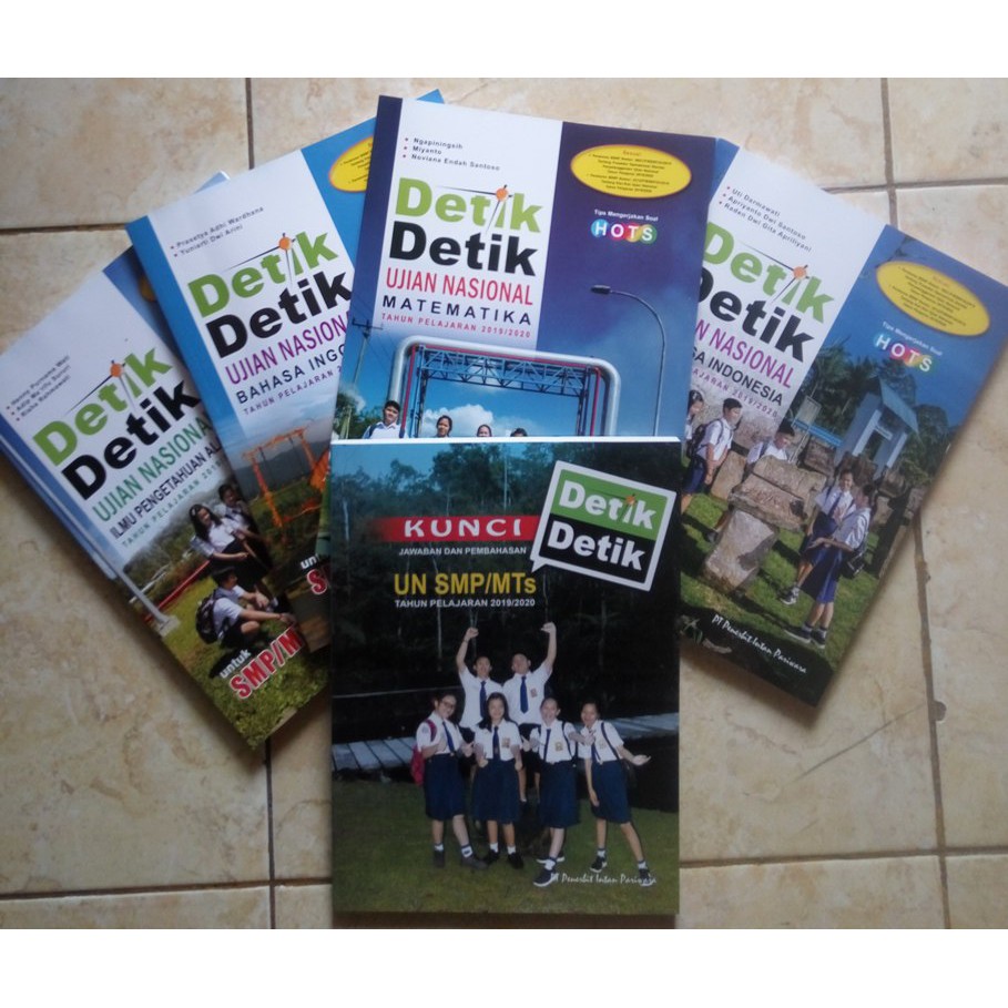 1 Paket Buku Detik Detik Ujian Nasional Smp Mts 2020 Intan Pariwara Shopee Indonesia