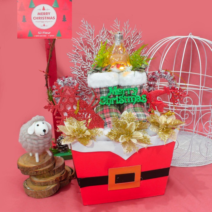 

Paket dekorasi hampers natal christmas parcel 12