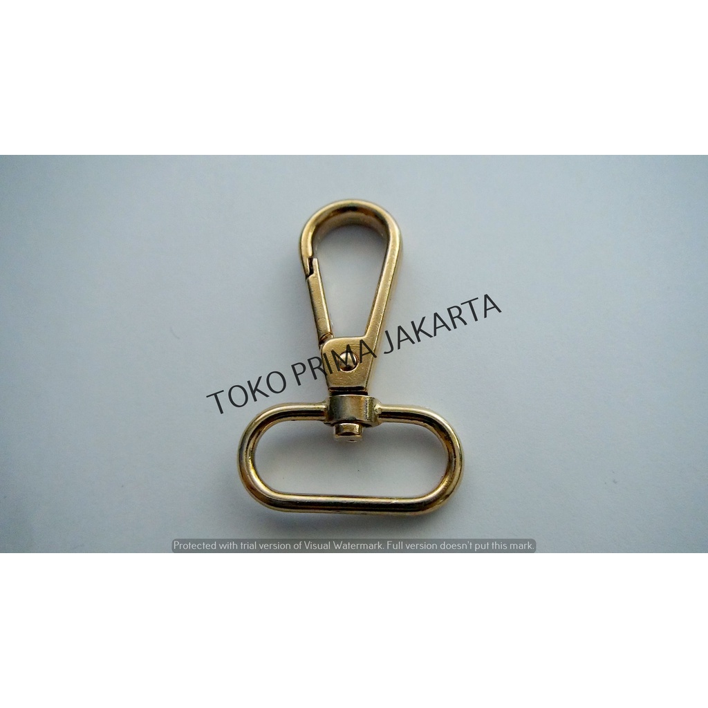 

AKSESORIS CANTELAN GANTUNGAN KOKOT KAITAN METAL BAG HOOK PENGAIT BESI 29-25 MAS MUDA