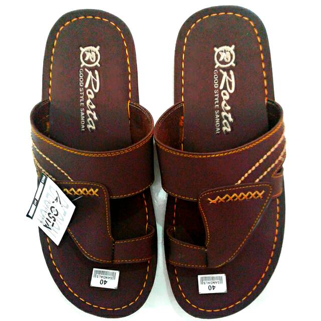 SANDAL PRIA ROSTA DIJAMIN AWET COKLAT