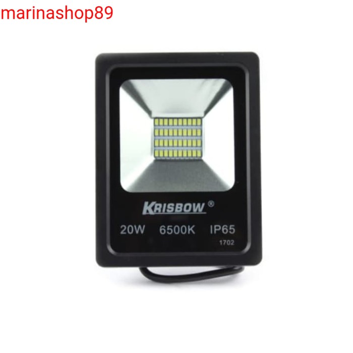 krisbow lampu sorot led SMD 20 w putih_lampu taman_lampu outdoor 20 w
