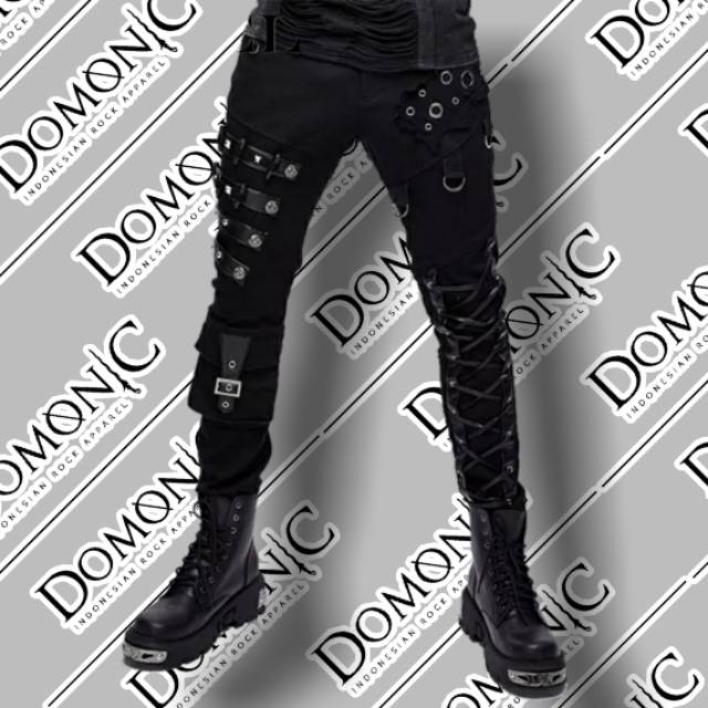Celana Cinos Rocker celana metal celana Harley Davidson DOMONIC