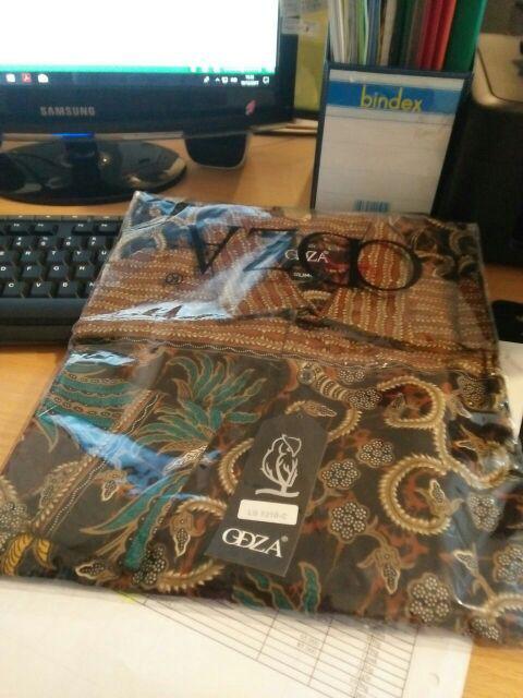 Odza Baju Pria Lengan Panjang Kemeja Pria Murah Kemeja Katun Batik Printing