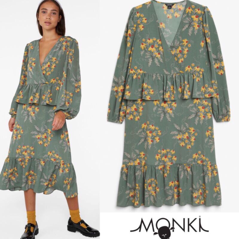Monki Praire Floral Maxy Dress