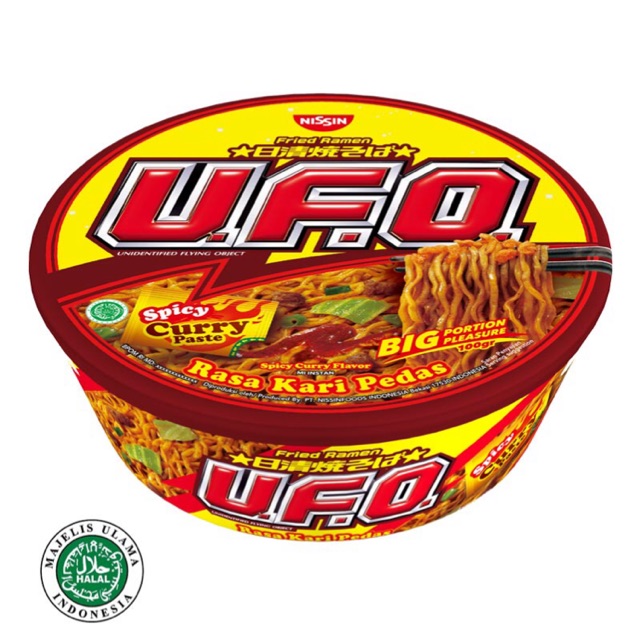 

UFO MI INSTANT CUP KARI PEDAS 100G