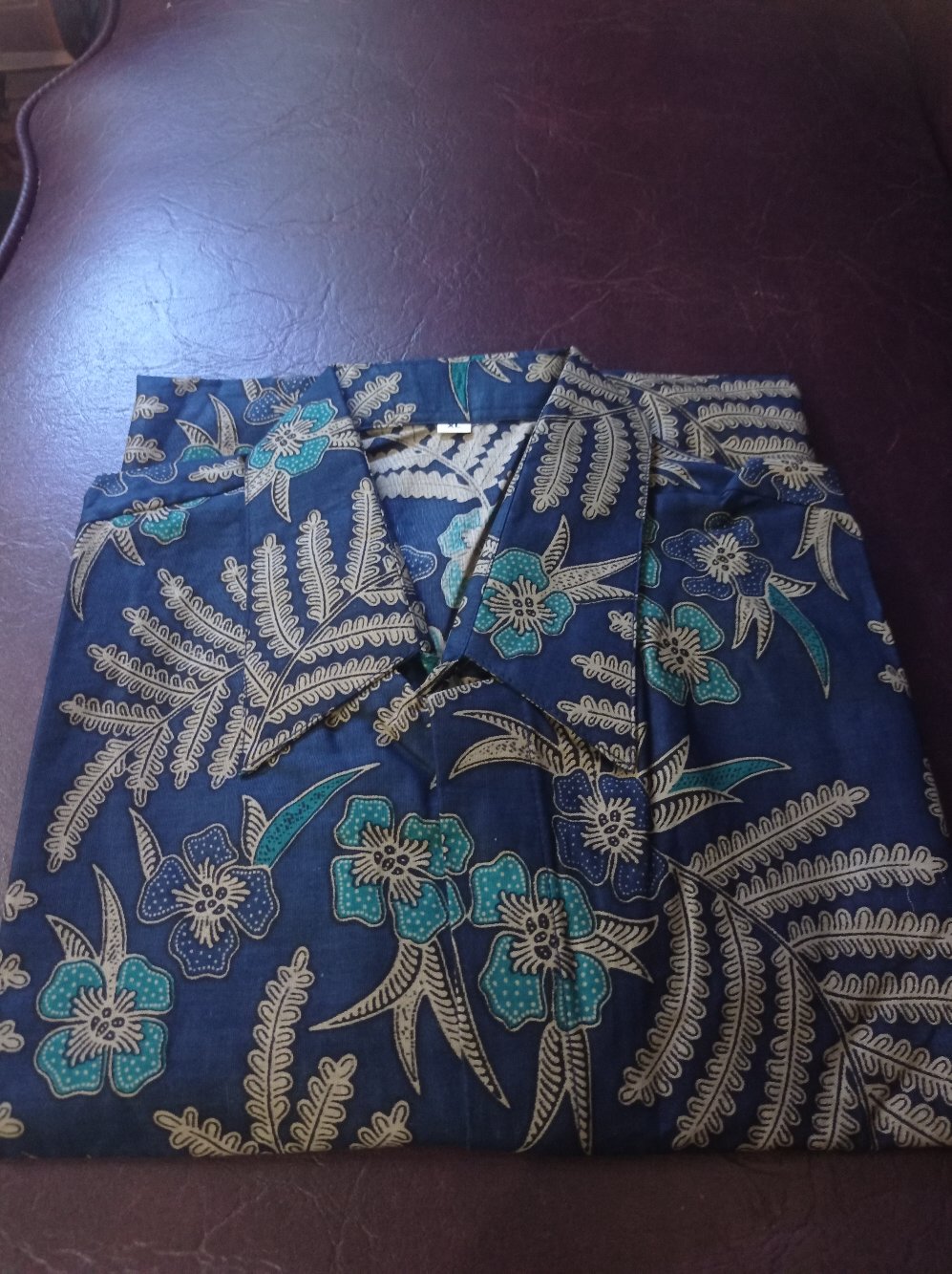 Kemeja Pria Batik Big Size 4l-5l Lengan Pendek Atasan Baju Hem Batik Jumbo Ukuran Besar Atr