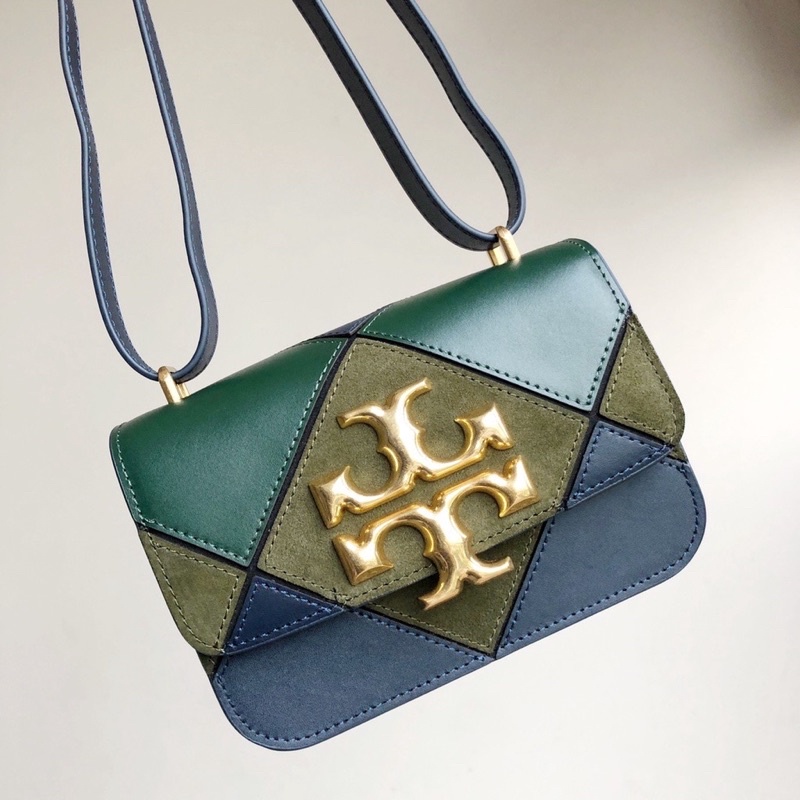tb eleanor shoulder bag suede motif