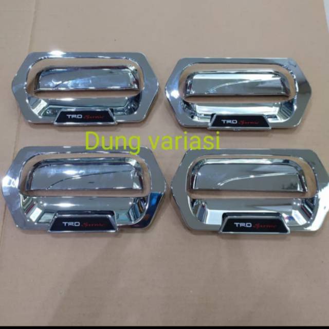 Paket outer dan handle mobil Avanza/ Xenia vvti chrome trd  model baru