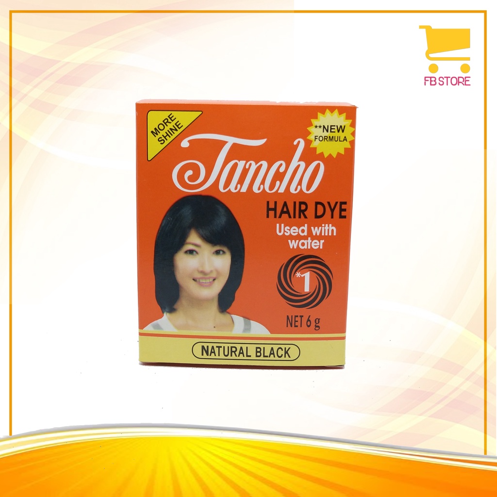 Semir Rambut Hitam Tancho Bubuk 6 gr