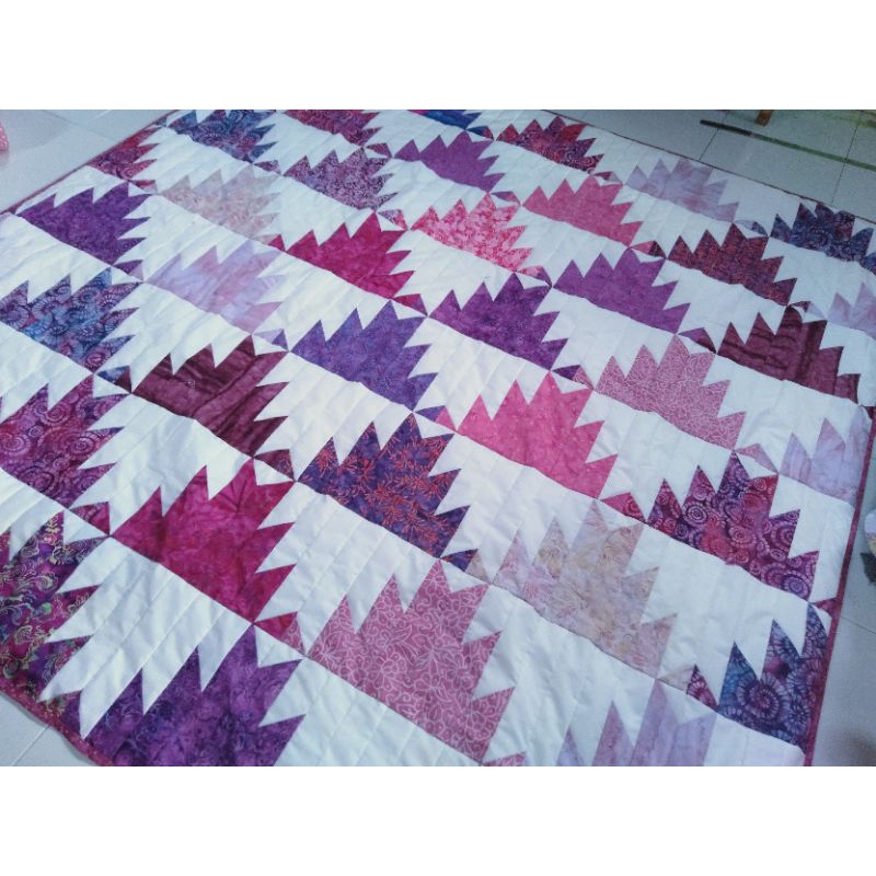 SELIMUT PATCHWORK Delectable Mountain variasi 1