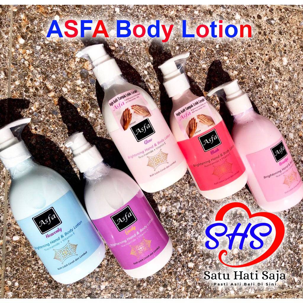 ASFA Brightening Body Lotion with Niacinamide dan Vitamin E 300ml / Hand and Body Lotion Asfa Bright