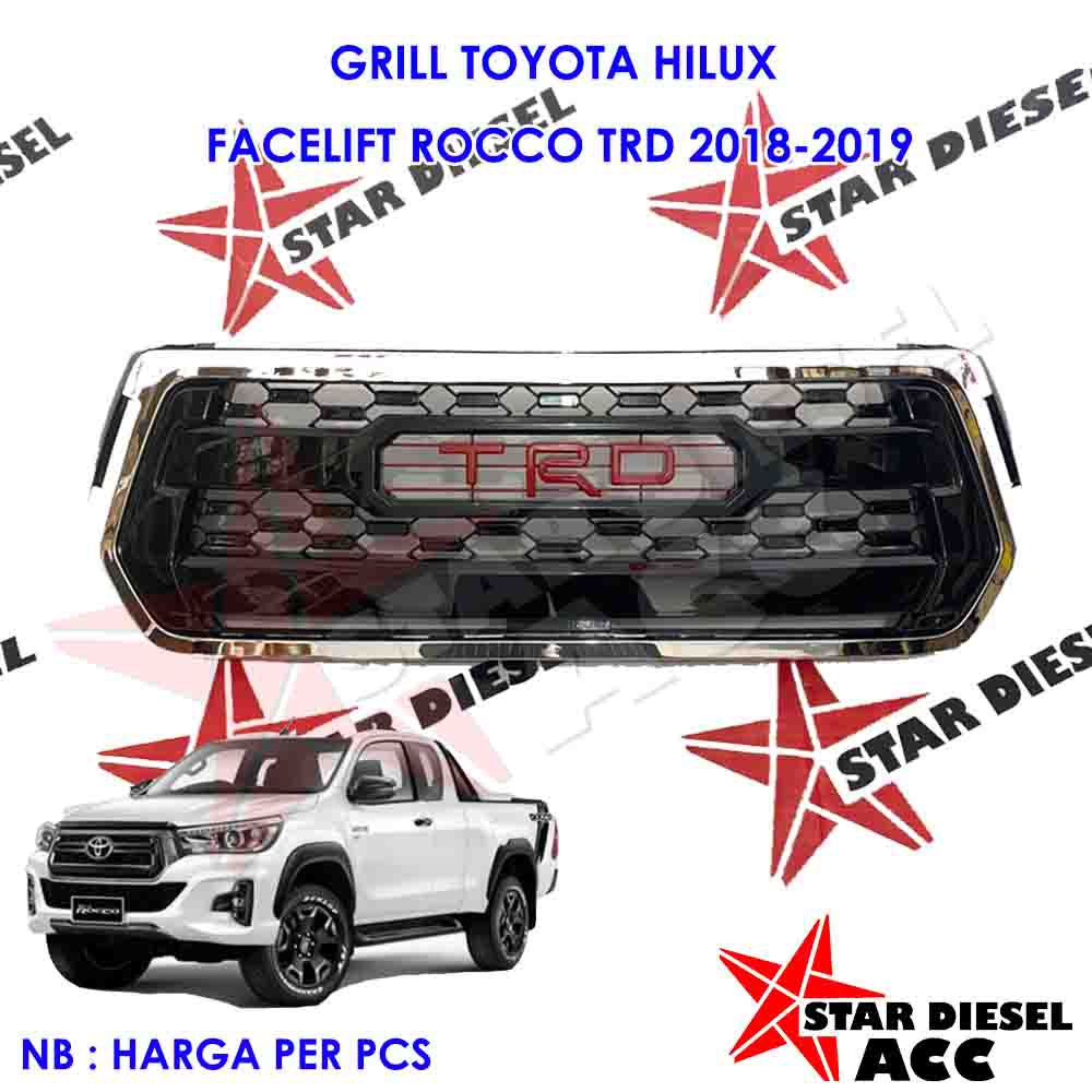 GRILL TOYOTA HILUX ROCCO TRD 2018-2019