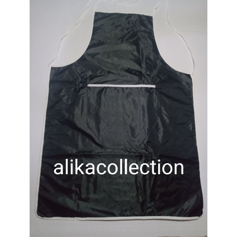 celemek masak apron masak motif polos waterproof anti air