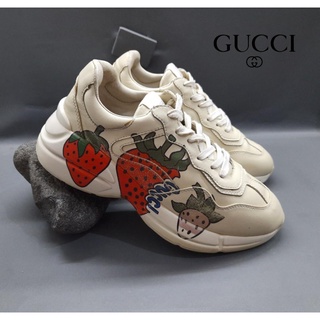 strawberry gucci sneakers